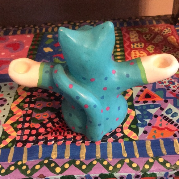 Cat Candlestick Holder- Ceramic - Picture 5 of 10